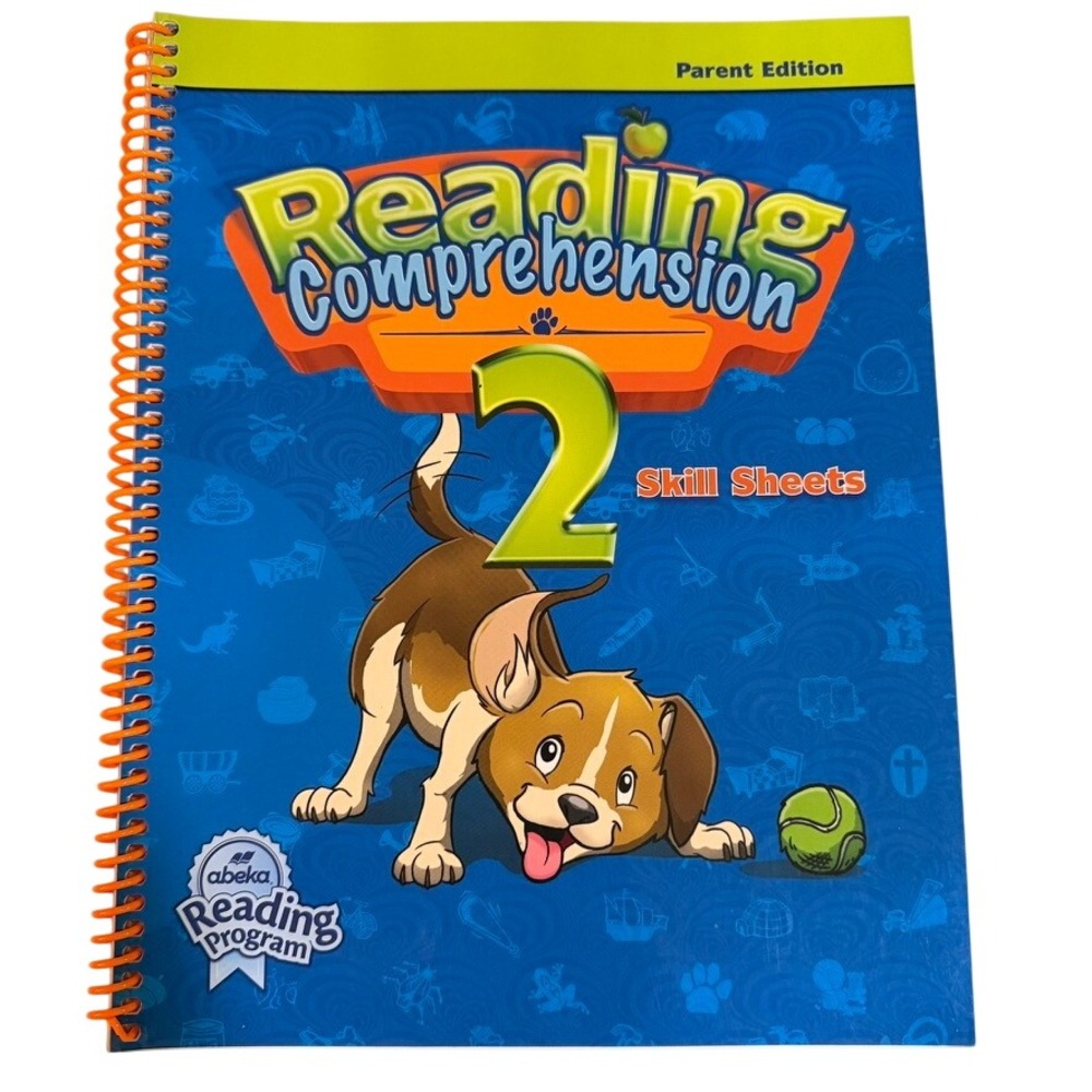 Abeka Reading Comprehension 2 Skill Sheets Parent Edition Grade 2 Blue Excellent